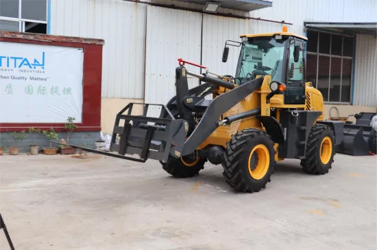 2ton one piece frame wheel loader for good quality