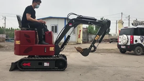 Cheapest Home Use Crawler Smallest CE Digger 0.8ton 1ton 2ton Mini Excavator